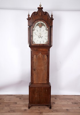 Lot 175 - A Regency inlaid mahogany 8-day longcase clock