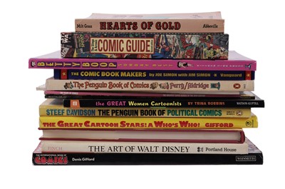 Lot 78 - Graphic comics albums and books on the history of comics