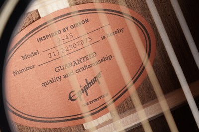 Lot 94 - An Epiphone Inspired by Gibson J45