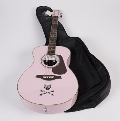 Lot 97 - A vintage V-300 PK electro-acoustic guitar