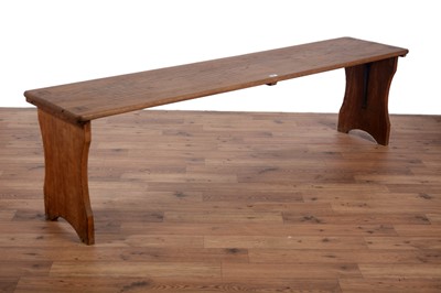 Lot 69 - An oak bench