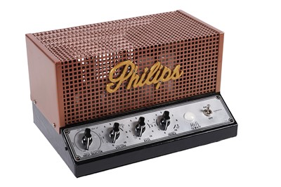 Lot 238 - A small Phillips branded 12 watt valve amplifier