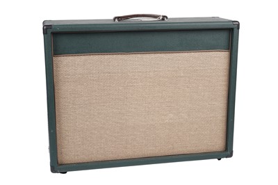 Lot 278 - A green twin speaker cabinet