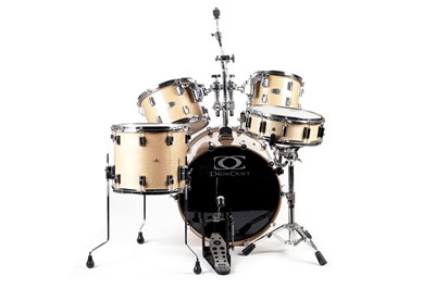 Lot 293 - A Drum Craft part maple four piece kit