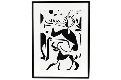 Lot 914 - Pablo Picasso - Musical Faun: for Bloomcraft | screen print on cotton