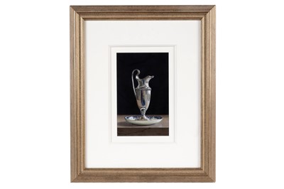 Lot 971 - Timothy Gustard - Self Portrait in a Silver Jug | acrylic