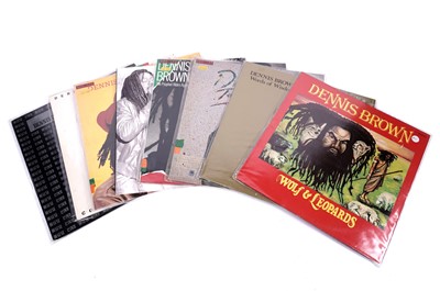 Lot 197 - Eight records by Reggae artist Dennis Brown