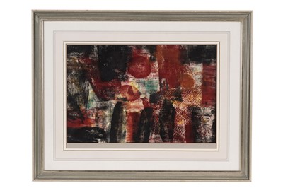 Lot 370 - Dennis Hawkins - Abstract in Red | oil