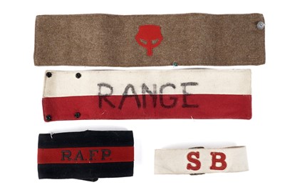 Lot 16 - A collection of 20th Century military armbands