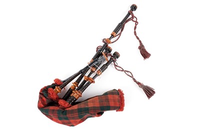 Lot 215 - A set of Royal Highland Fusiliers bagpipes