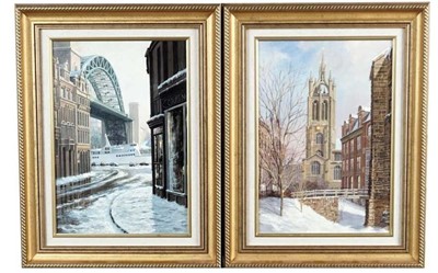 Lot 199 - After Ivan Lindsay - Scenes of Newcastle | oleographs