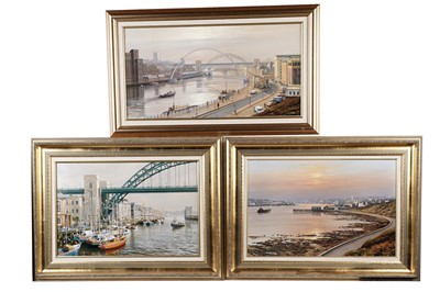 Lot 200 - After Ivan Lindsay - Views of the River Tyne and North Shields | oleographs