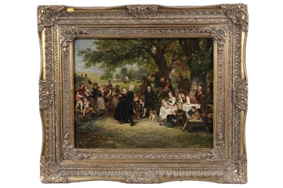 Lot 237 - H* Tucker - A Kermesse | oil on board