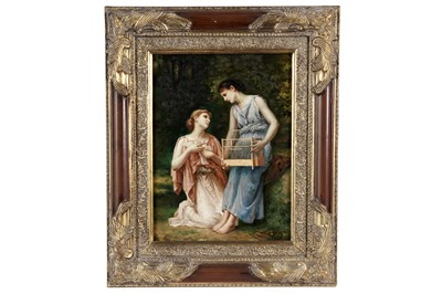 Lot 252 - After Elizabeth Jane Gardner - The Dove Fanciers | oil