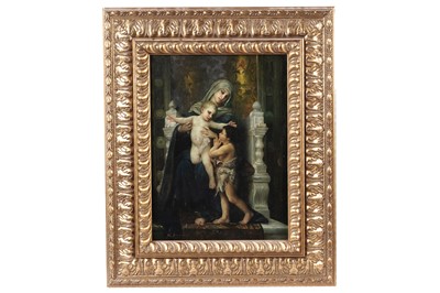 Lot 238 - After William-Adolphe Bouguereau - Madonna and Child with John the Baptist | oil