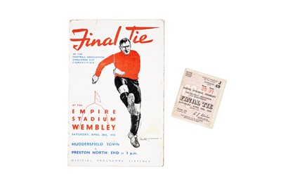 Lot 209 - A 1938 FA Cup Final Tie official programme and ticket