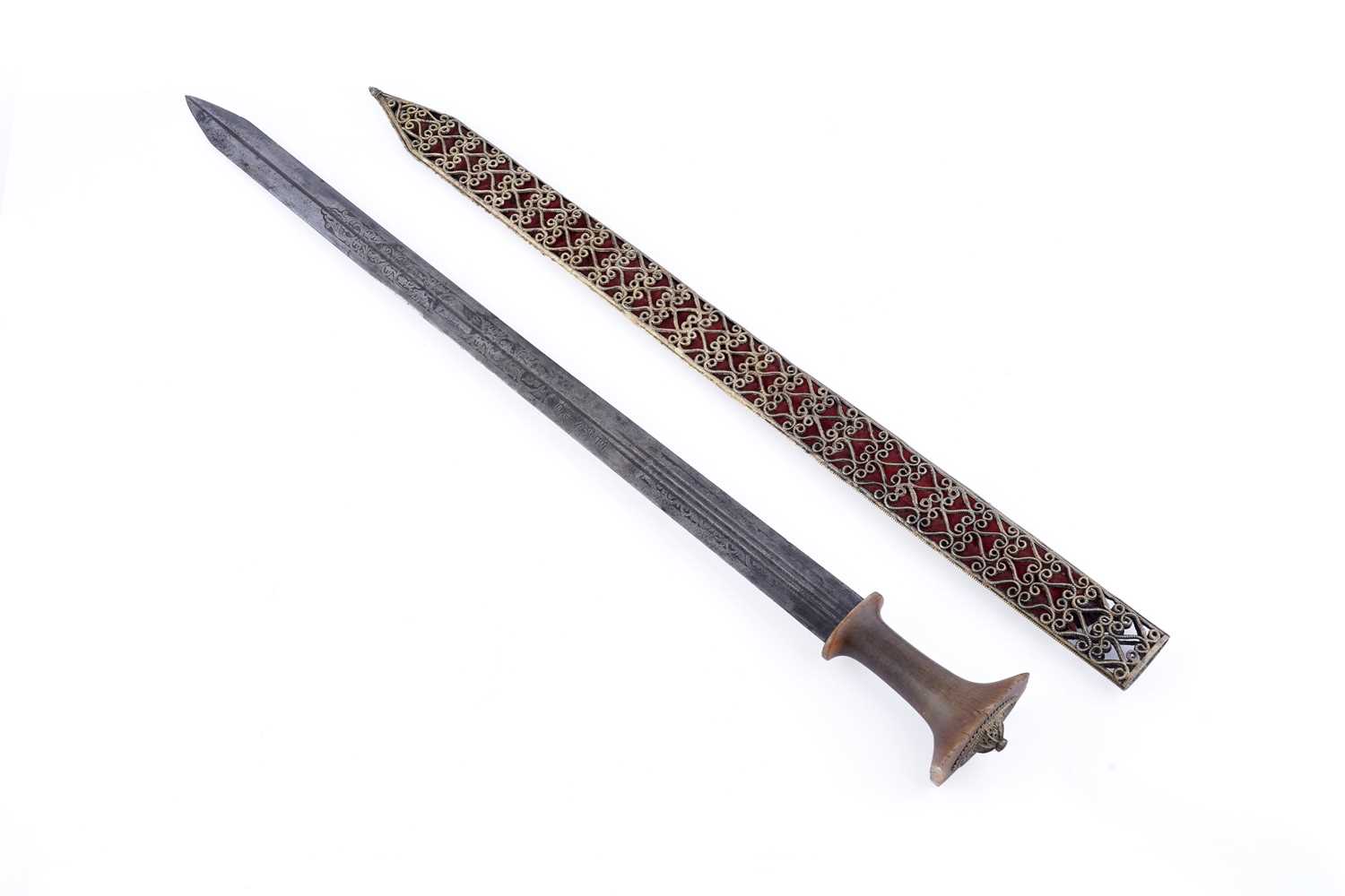 Lot 283 - An Ethiopian Menelik II King's Guard sword
