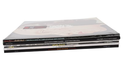 Lot 262 - Six modern reissues of records by Jazz trumpet maestro Miles Davis