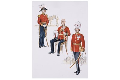 Lot 2 - Douglas N Anderson | Watercolour drawing | Victoria's Commanders