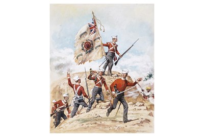 Lot 7 - Douglas N Anderson | Watercolour drawing | The 31st (Huntingdonshire) Regiment of Foot