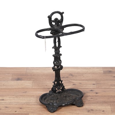 Lot 43 - A Victorian style cast metal umbrella/stick stand