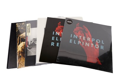 Lot 292 - Six records by New York Alt-Rock band 'Interpol'