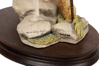 Lot 282 - A Border Fine Arts ‘Fell Hound and Lakeland Terrier’ figure and another Border Fine Arts figure