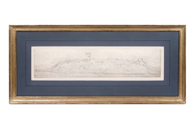 Lot 1079 - John Varley - West View of Dunstanburgh Castle | drawing