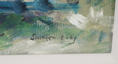 Lot 962 - Katherine Swinfen Eady - Cloud Building Up, Evening, Above Taransay, Harris | oil