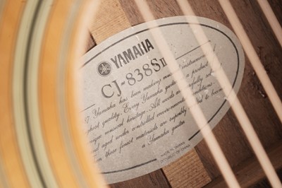 Lot 111 - A Yamaha CJ 838 SII Jumbo electro-acoustic guitar