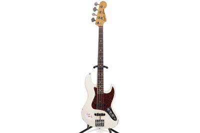 Lot 211 - A Squier JV series jazz bass