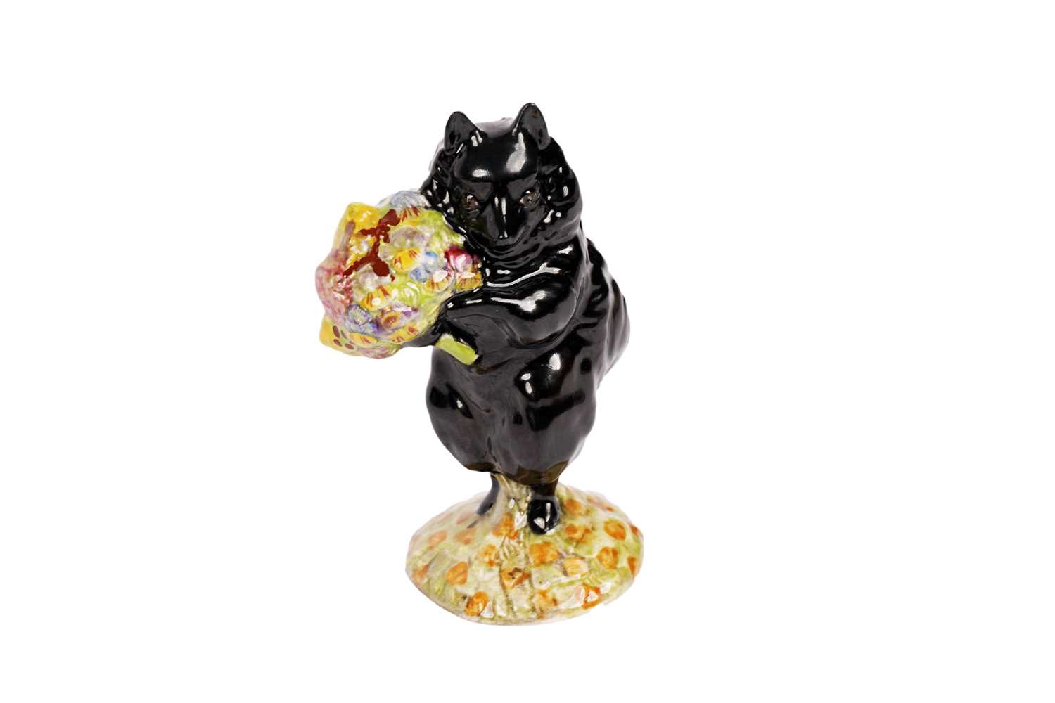 Lot 997 - ﻿A Beswick Beatrix Potter 'Duchess' figure, modelled holding a bouquet of flowers