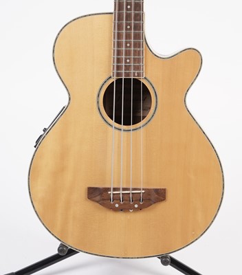 Lot 214 - A Westfield electro-acoustic bass guitar