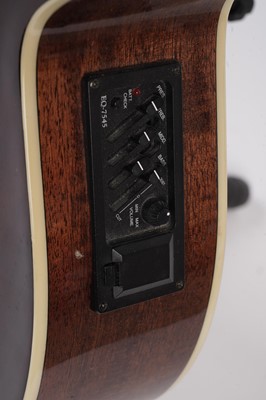 Lot 214 - A Westfield electro-acoustic bass guitar