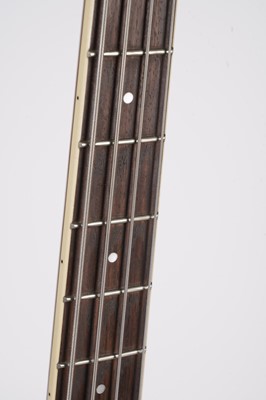 Lot 214 - A Westfield electro-acoustic bass guitar