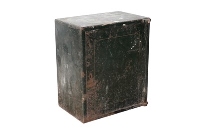 Lot 150 - An early 20th Century cast metal safe