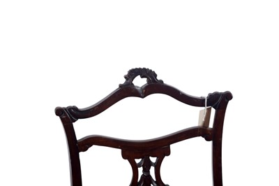 Lot 96 - Two sets of four Victorian dining chairs