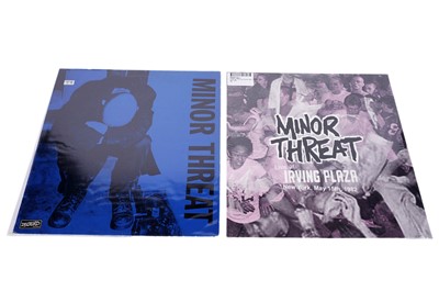 Lot 397 - Two records by American Hardcore Punk band 'Minor Threat'