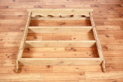 Lot 130 - A Victorian pine wall rack/shelves