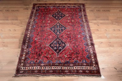 Lot 166 - A Shiraz Caucasian rug