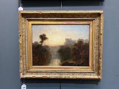 Lot 1028 - George Blackie Sticks - Bothwell Castle | oil