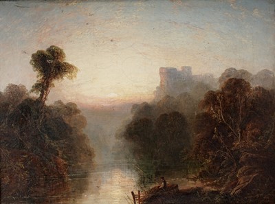 Lot 1028 - George Blackie Sticks - Bothwell Castle | oil