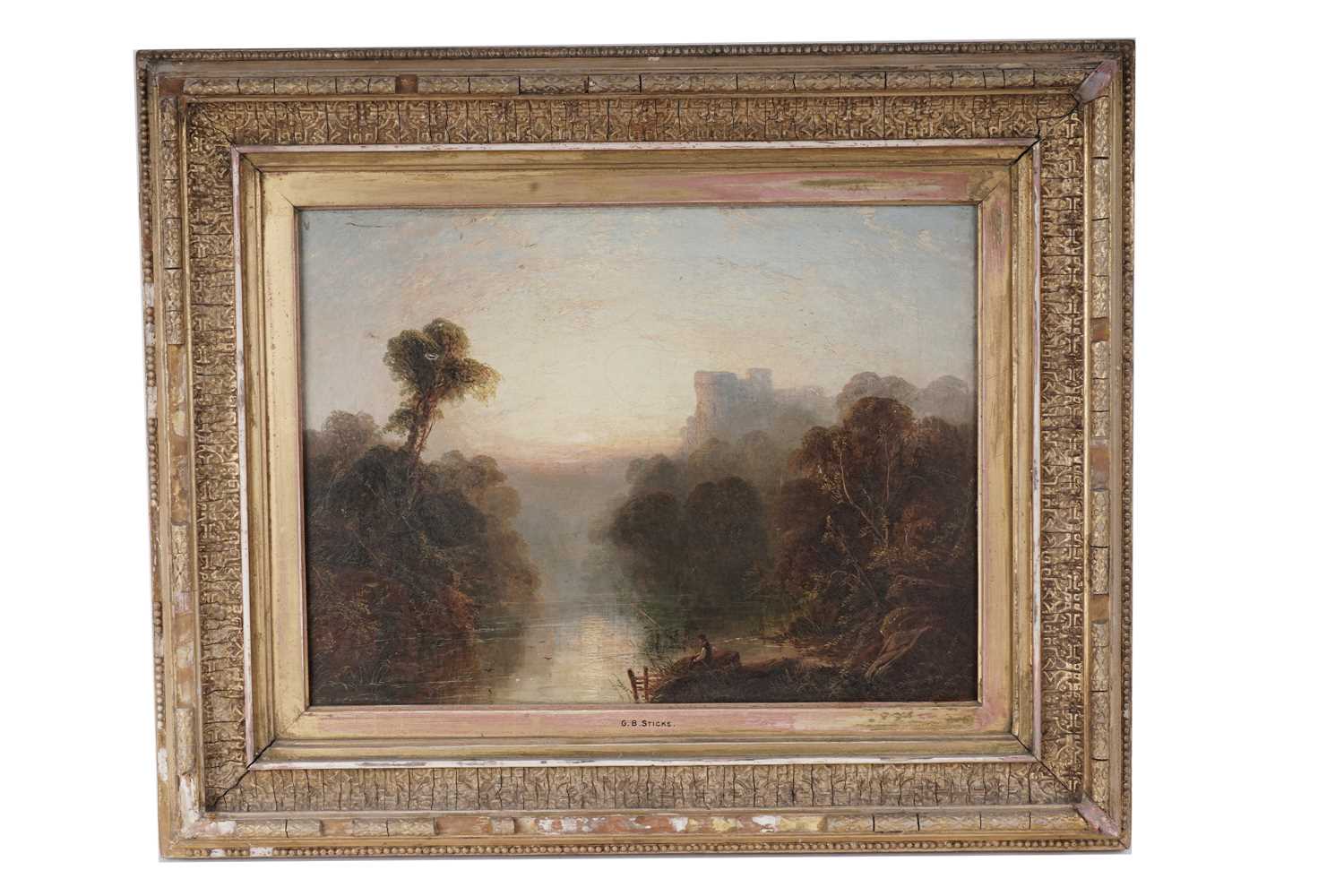 Lot 1028 - George Blackie Sticks - Bothwell Castle | oil