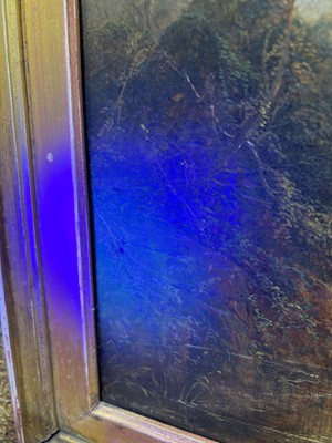 Lot 1028 - George Blackie Sticks - Bothwell Castle | oil
