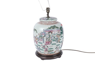 Lot 834 - A 20th Century Chinese lamp base