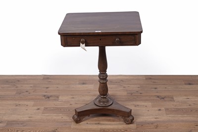 Lot 79 - A William IV mahogany worktable