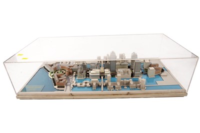 Lot 703 - An architect's scale model of Canary Wharf