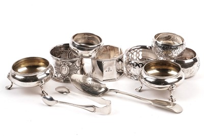 Lot 285 - A selection of silver tableware