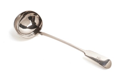 Lot 286 - A late Victorian silver ladle