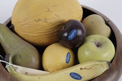 Lot 364 - ﻿A collection of Penkridge ceramic fruit and other faux fruit